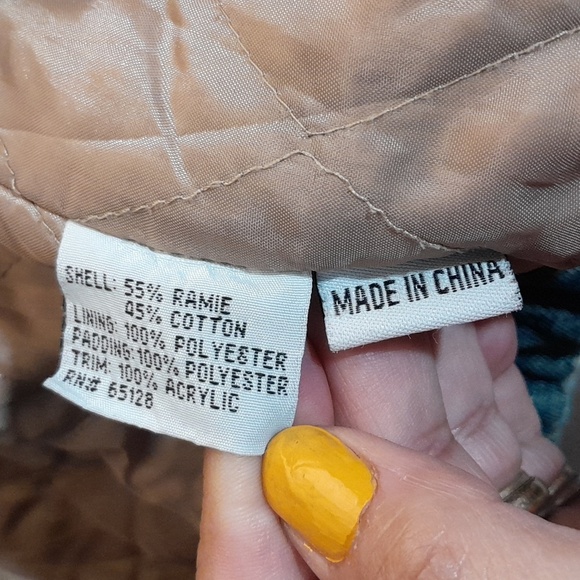 MODA Vintage Distressed Lined Jean Jacket Small - Picture 5 of 10